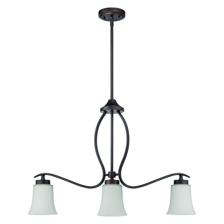 Craftmade 3 Light Island Pendant In Aged Bronze Finish 38373-ABZ